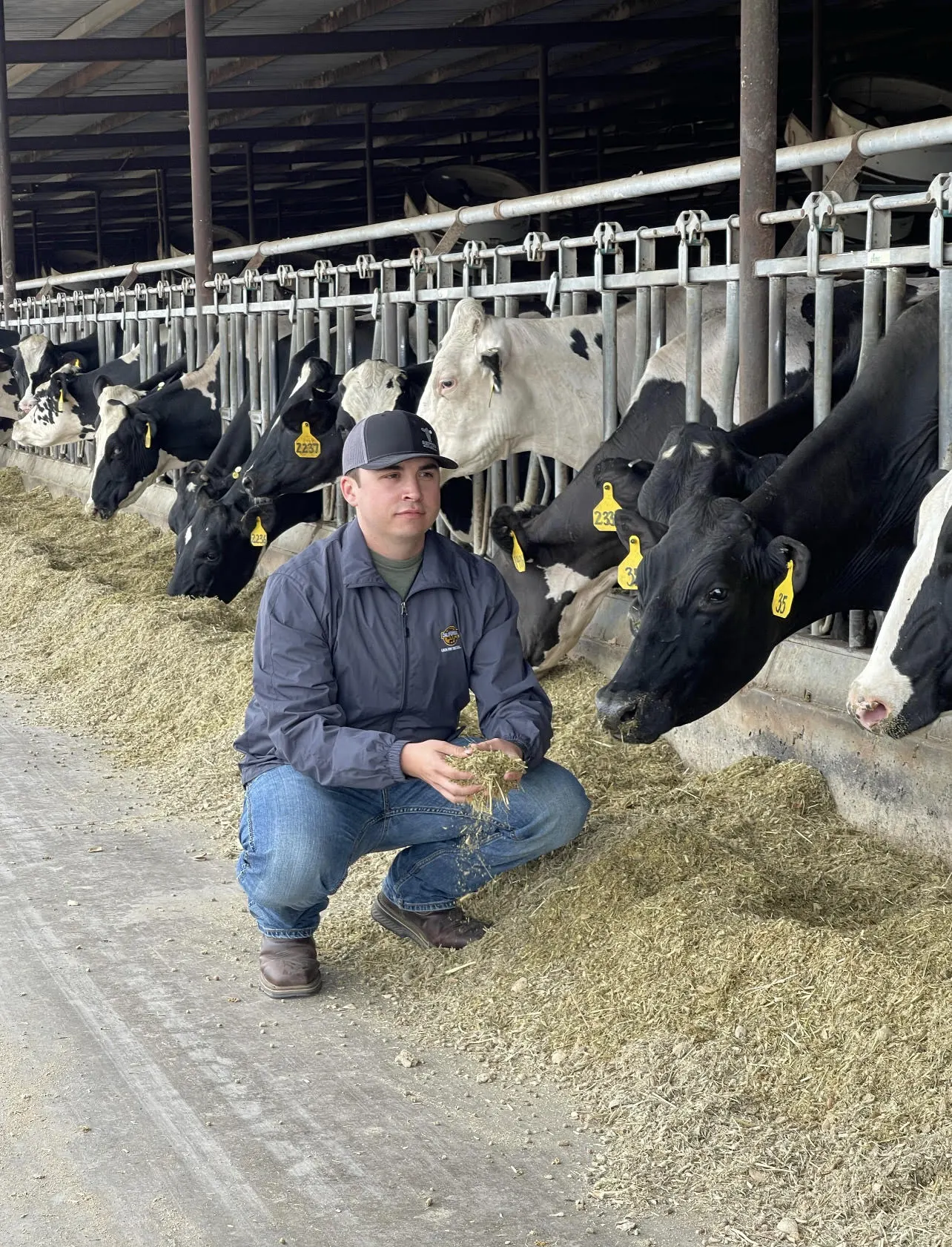 California dairy farmer Anthony Agueda